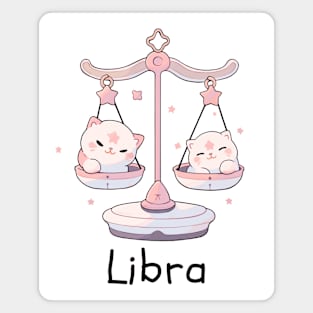 Libra Cat Magnet